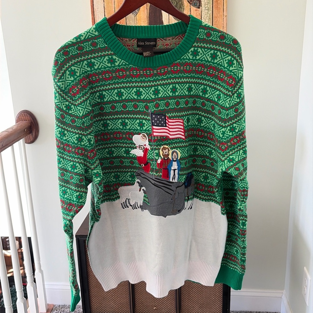 Alex Steven’s Circle of Life Ugly Christmas Sweater